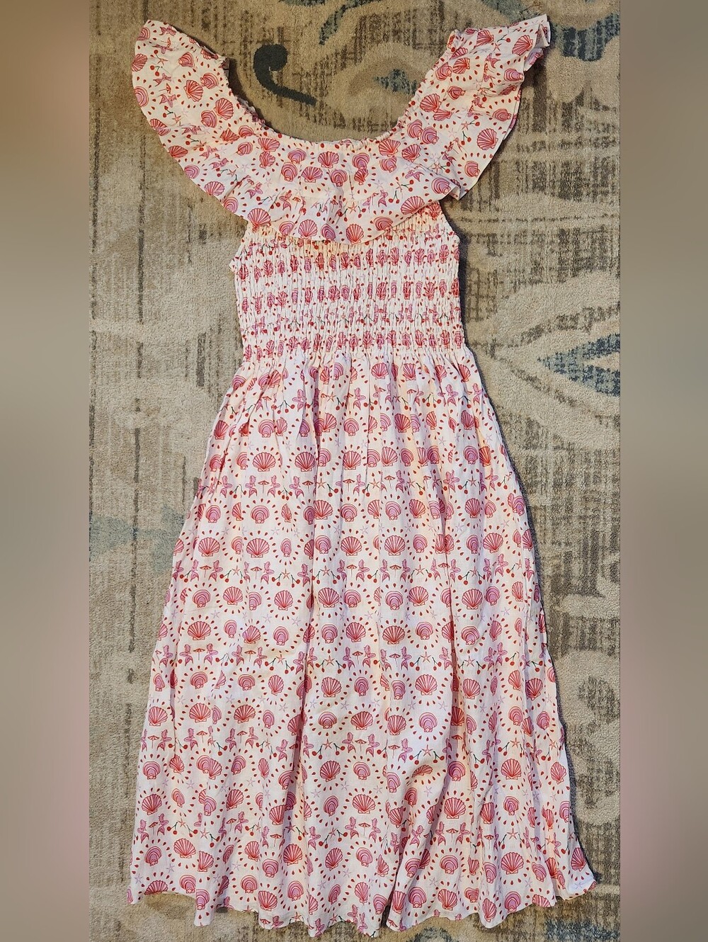 Hill House Home Akilah Nap Dress in Mermaid Print. Size XL. Like New